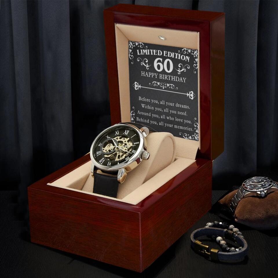 Happy Birthday Limited Edition Personalized Watch