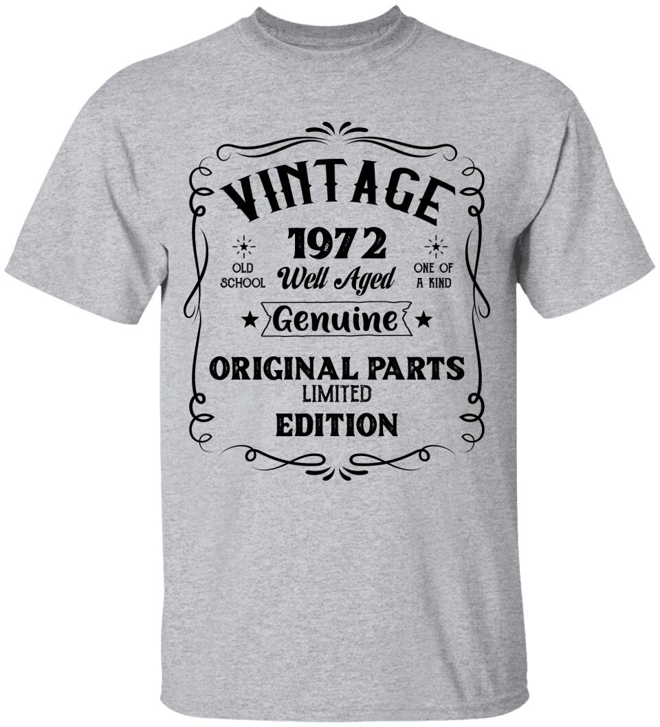 Vintage Old School Personalized T-shirt