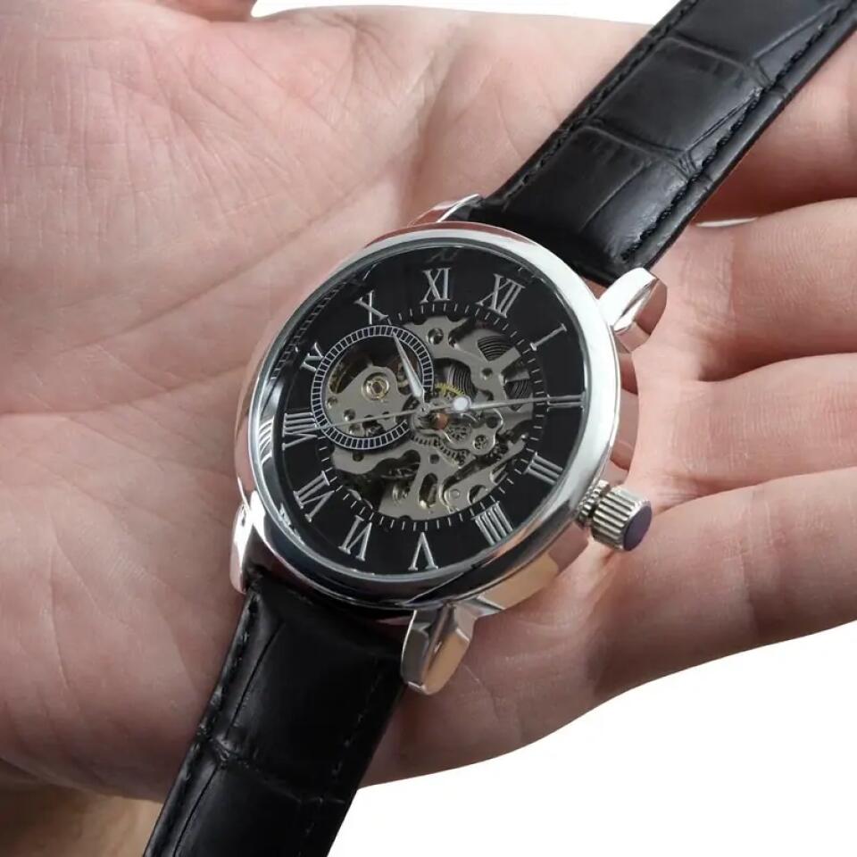 Stars Above On Your Birthday - Personalized Luxury Men's Watch
