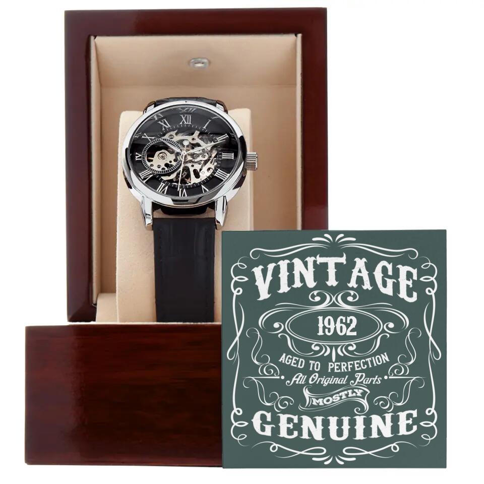 Vintage Aged To Perfection All Original Parts - Personalized Watch