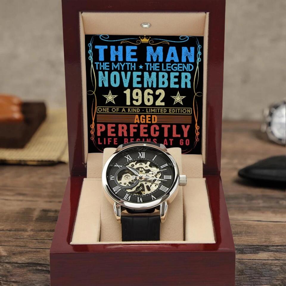 The Man The Myth The Legend One Of A Kind Limited Edition Personalized Luxury Watch