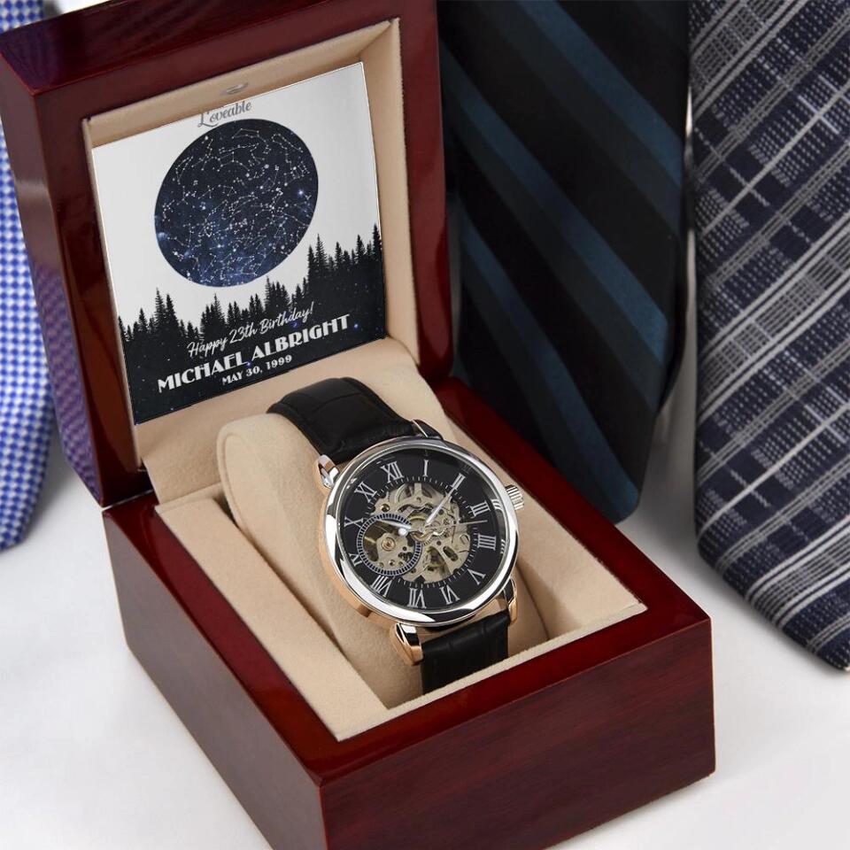 It All Began Under This Sky Personalized Watch
