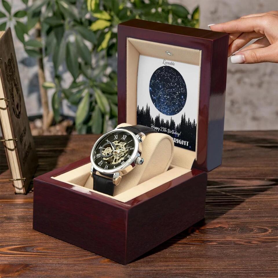 It All Began Under This Sky Personalized Watch