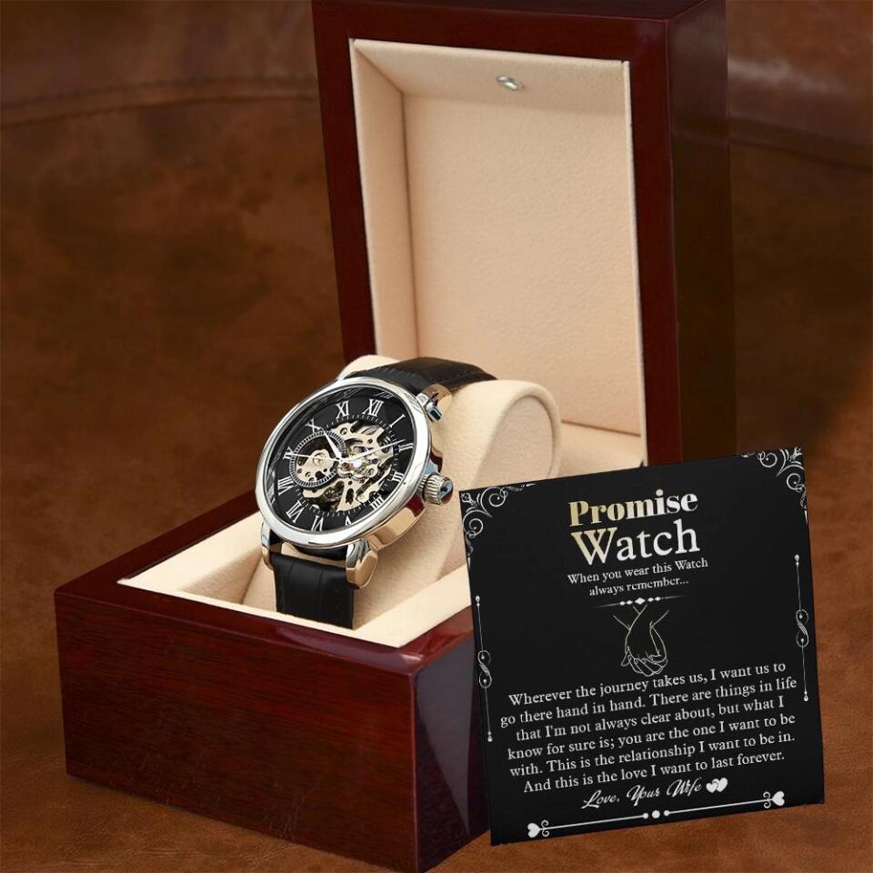 Promise Watch - Personalized Luxury Men's Watch