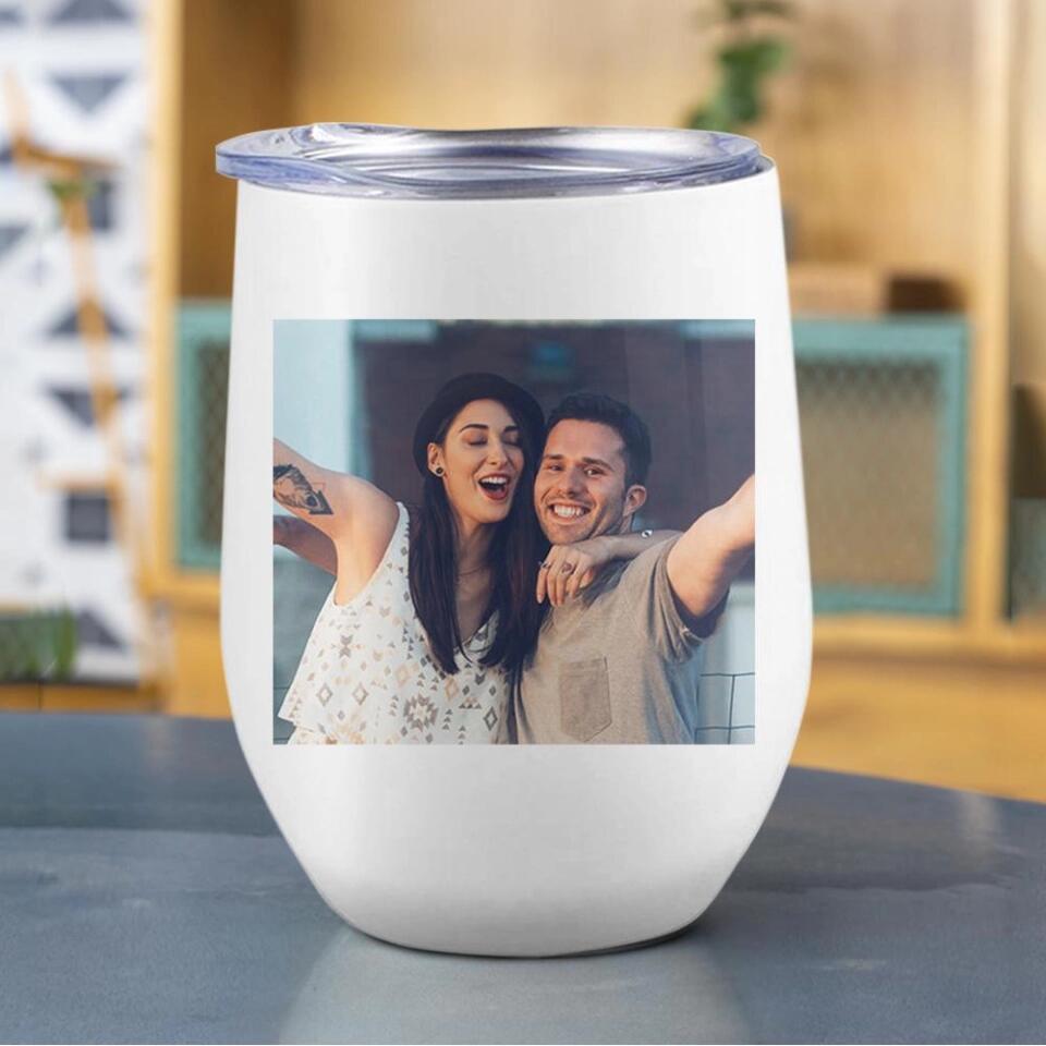 Personalized Wine Tumbler | Personalized Wine Cup | Loveable