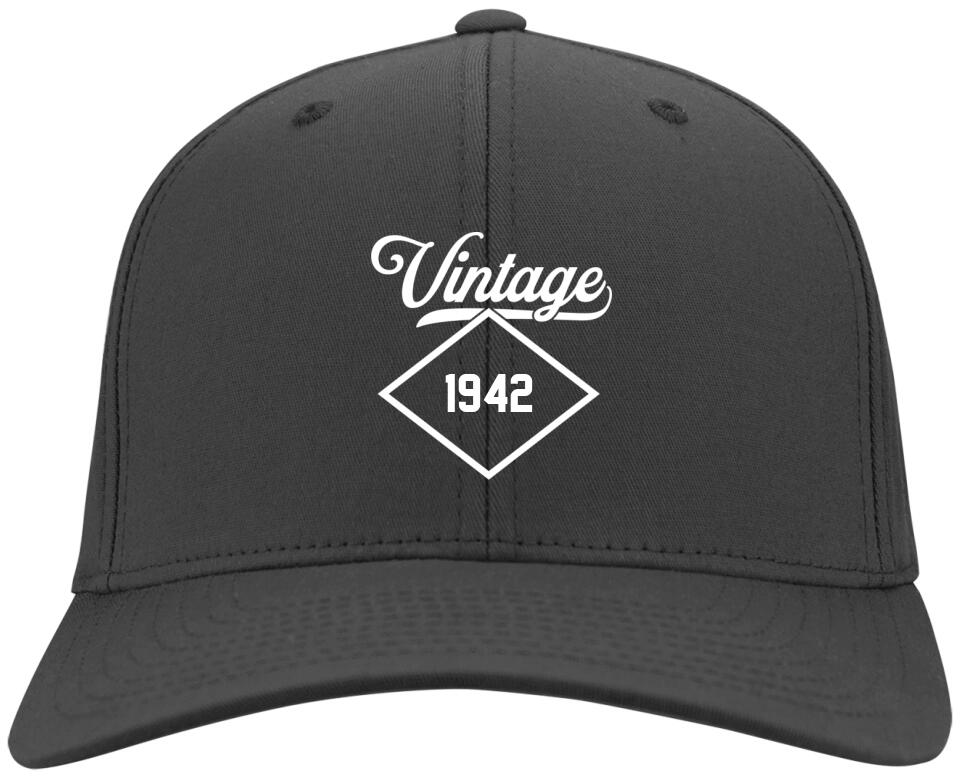 Vintage Custom Year - Personalized Twill Cap - Gift For Him