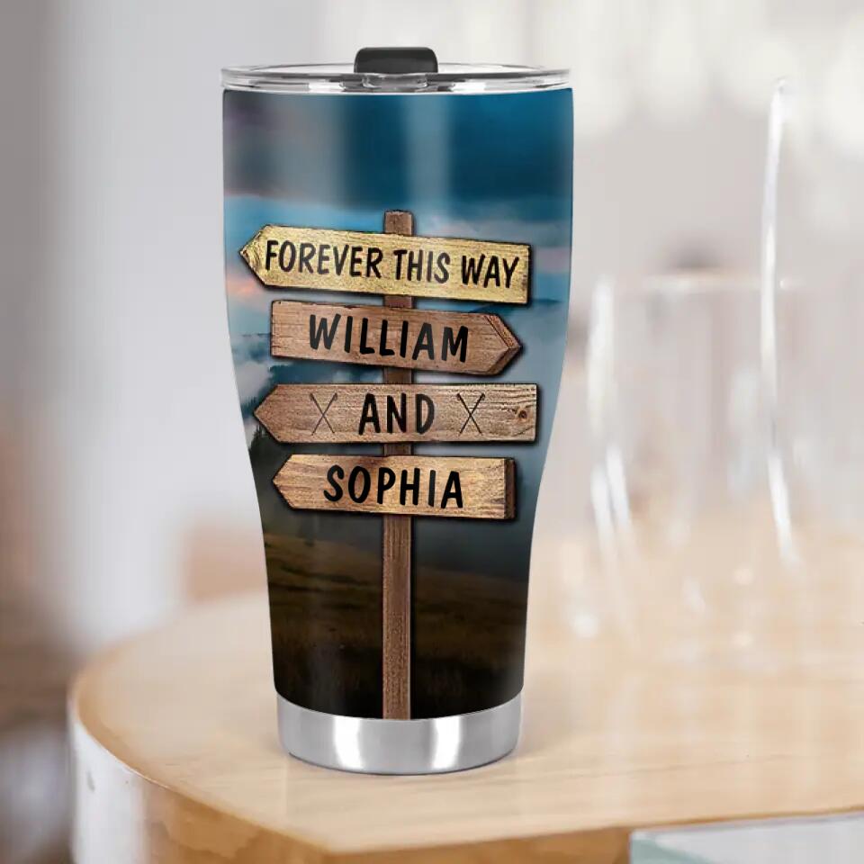 I Want To Hold Your Hand - Personalized 30OZ Tumbler - Gifts For Couple