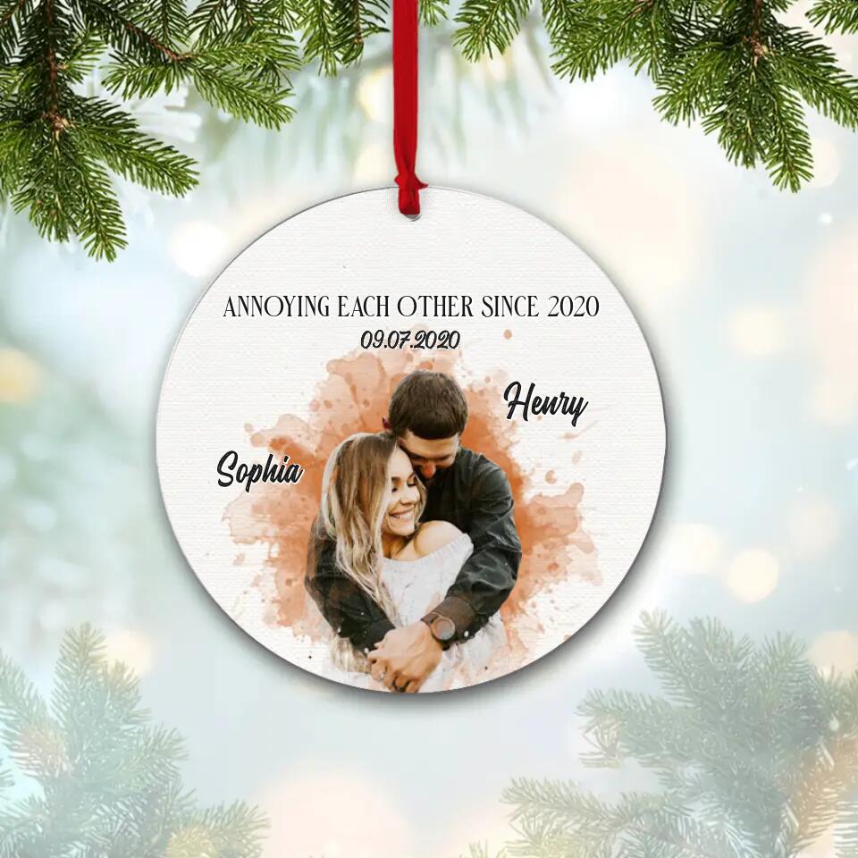 Annoying Each Other Since Custom Ornament Christmas Gift For Couple