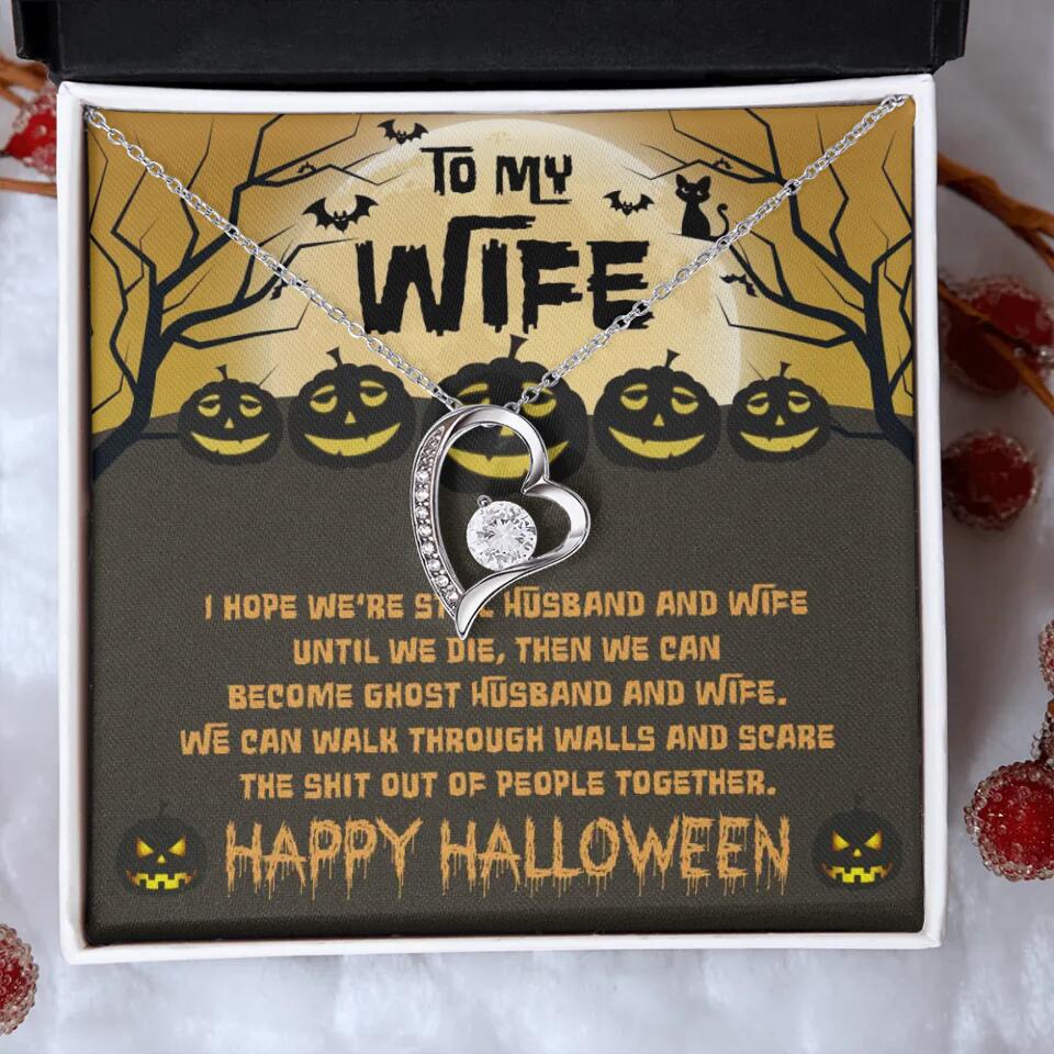 I Hope We're Still Husband And Wife Until We Die Personalized Necklace