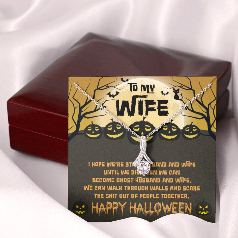 I Hope We're Still Husband And Wife Until We Die Personalized Necklace