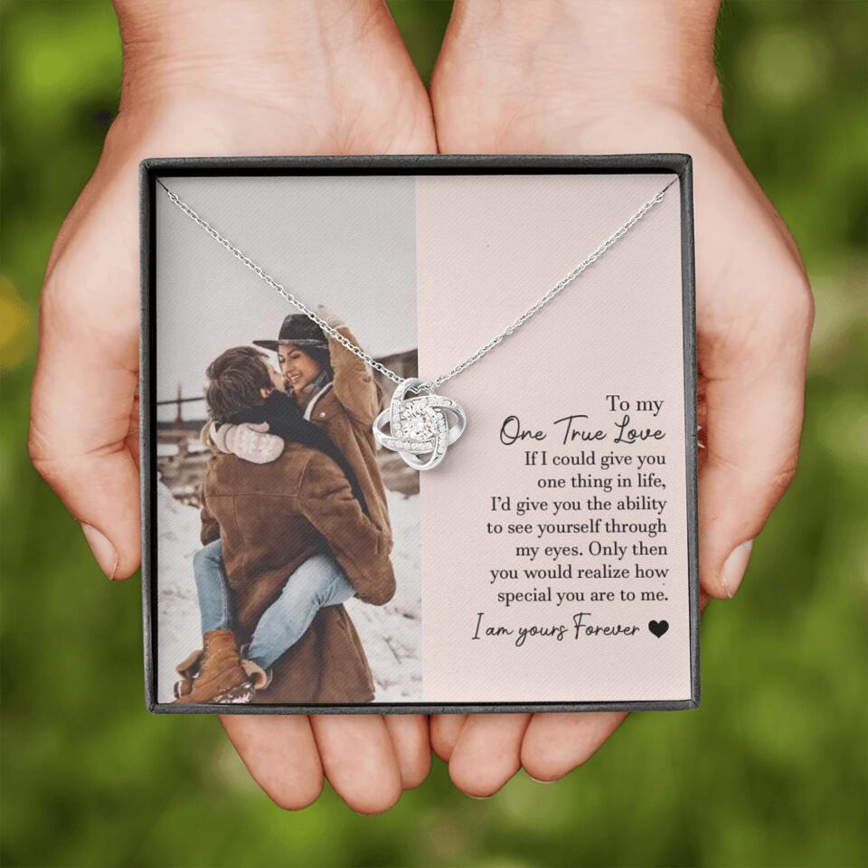 To My One True Love - Personalized Necklace