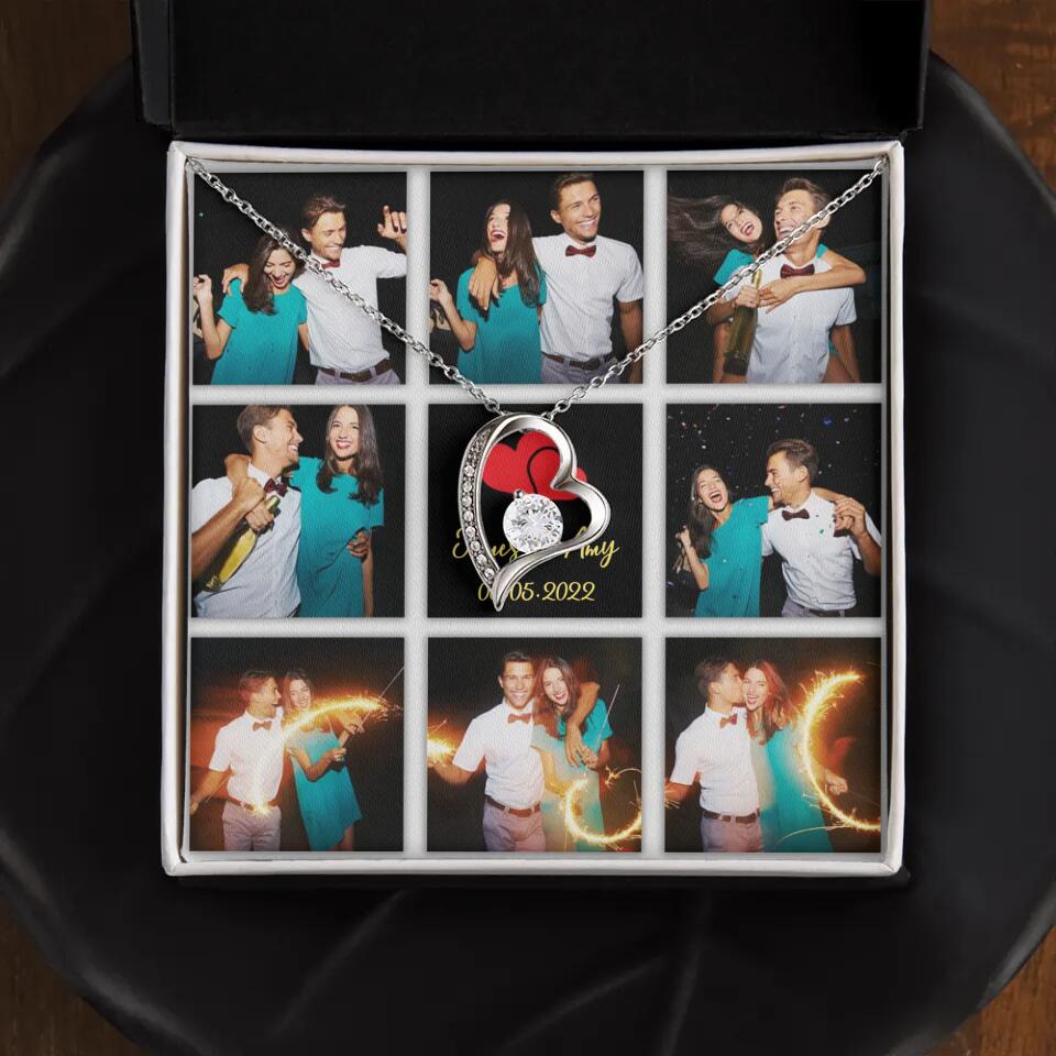 Personalized Valentine Gifts - Custom Name, Text and Date - Personalized Necklace - Gift for Her