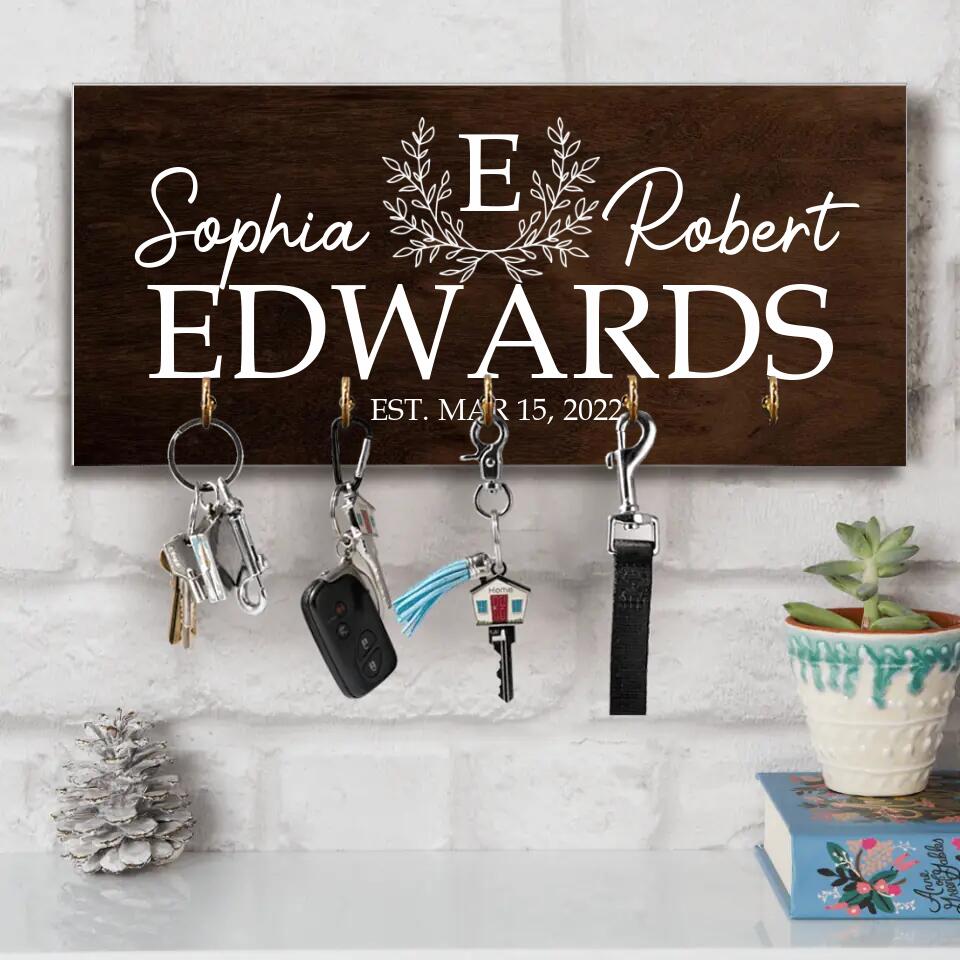 Home Sweet Home Custom Key Holder Marriage Presents