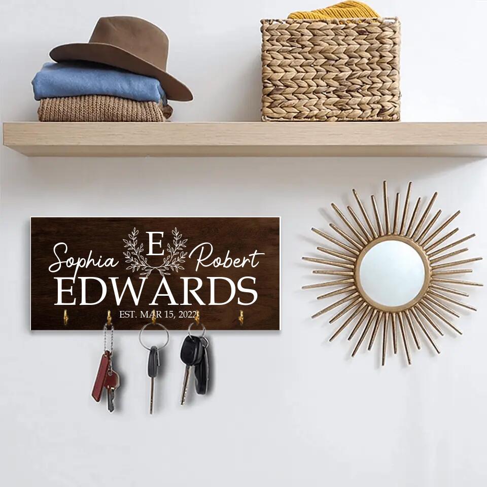 Home Sweet Home Custom Key Holder Marriage Presents