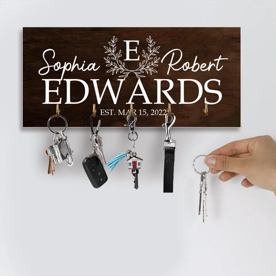 Home Sweet Home Custom Key Holder Marriage Presents
