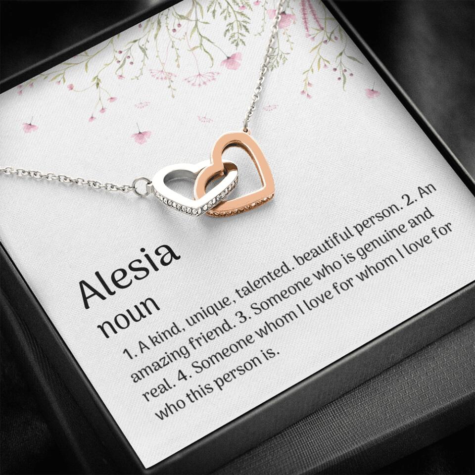A Kind Unique Talented Beautiful Person Personalized Necklace