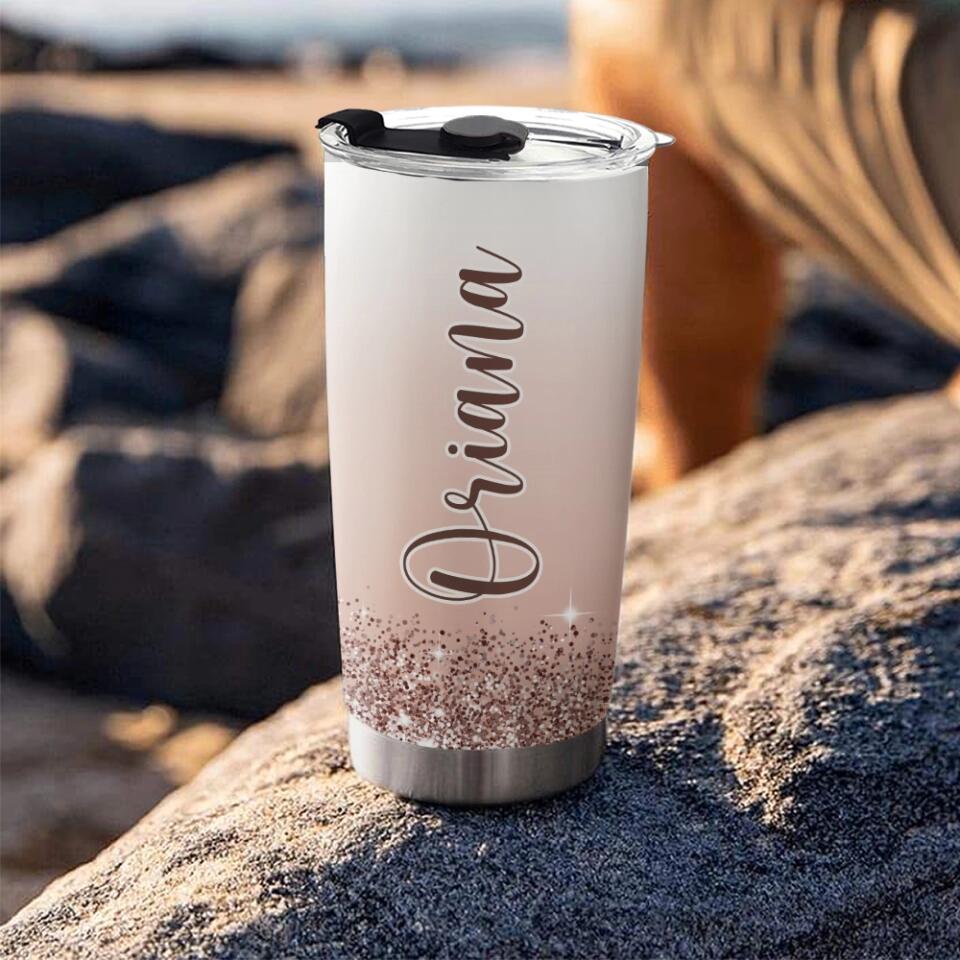 Personalized 13th Birthday for Girls - Custom Age & Name - 20oz Stainless Steel Tumbler - Best Birthday Gift for 13 Years Old Girl - For Daughter Niece - Girlfriend - 211ICNNPTU171