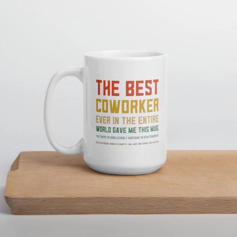 Coworker Leaving Mug Work Wife Gift - Personalized Mug - Funny Gifts For Coworkers Friends
