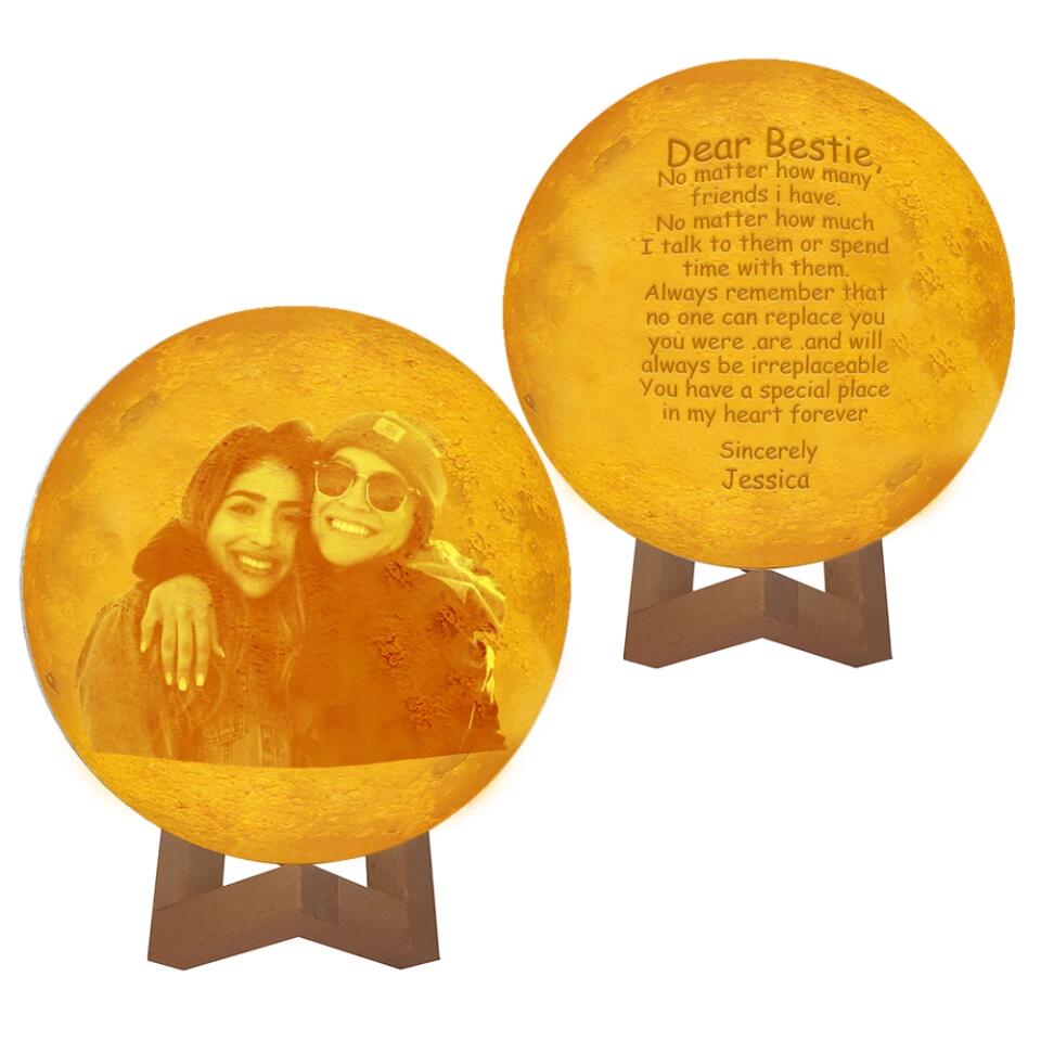 Dear My Bestie Birthdays Messages For Best Friend Custom 3D Light Anniversary Gift