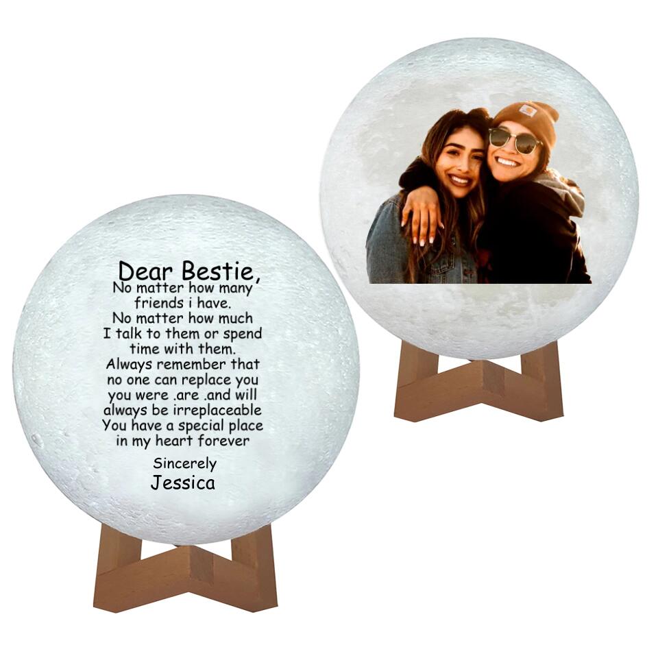 Dear My Bestie Birthdays Messages For Best Friend Custom 3D Light Anniversary Gift