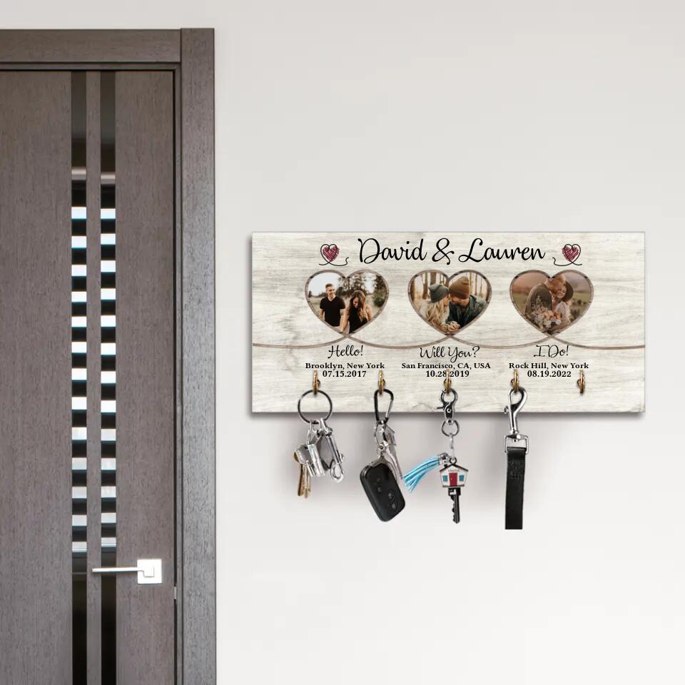 Hello! Will you? I Do! Couple Personalized Canvas Poster Gift For Couples