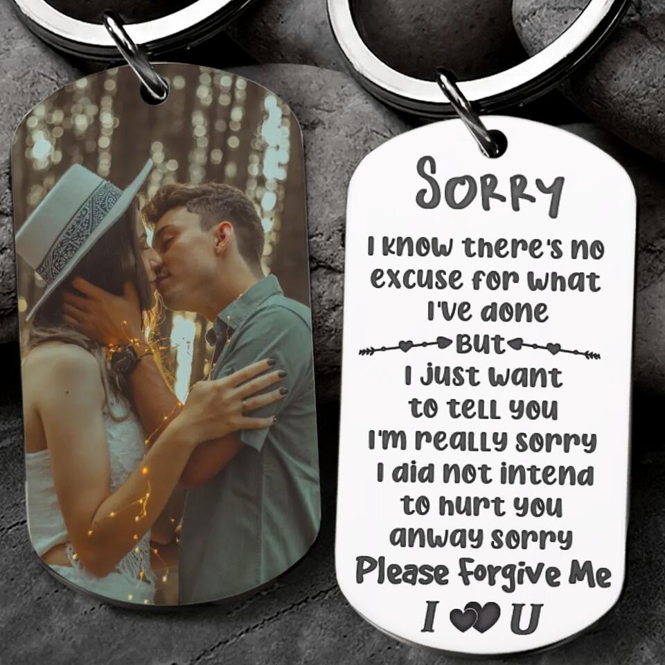 Relationship Sorry Quotes Please Forgive Me Custom Keychain Gift For Wife