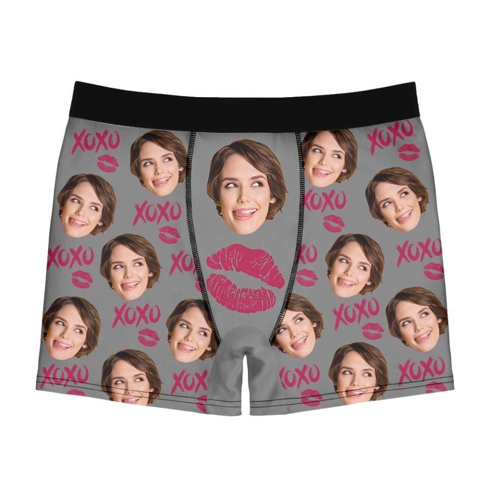 I licked It... So It's Mine - Personalized Men Boxer - Funny Gift For Him