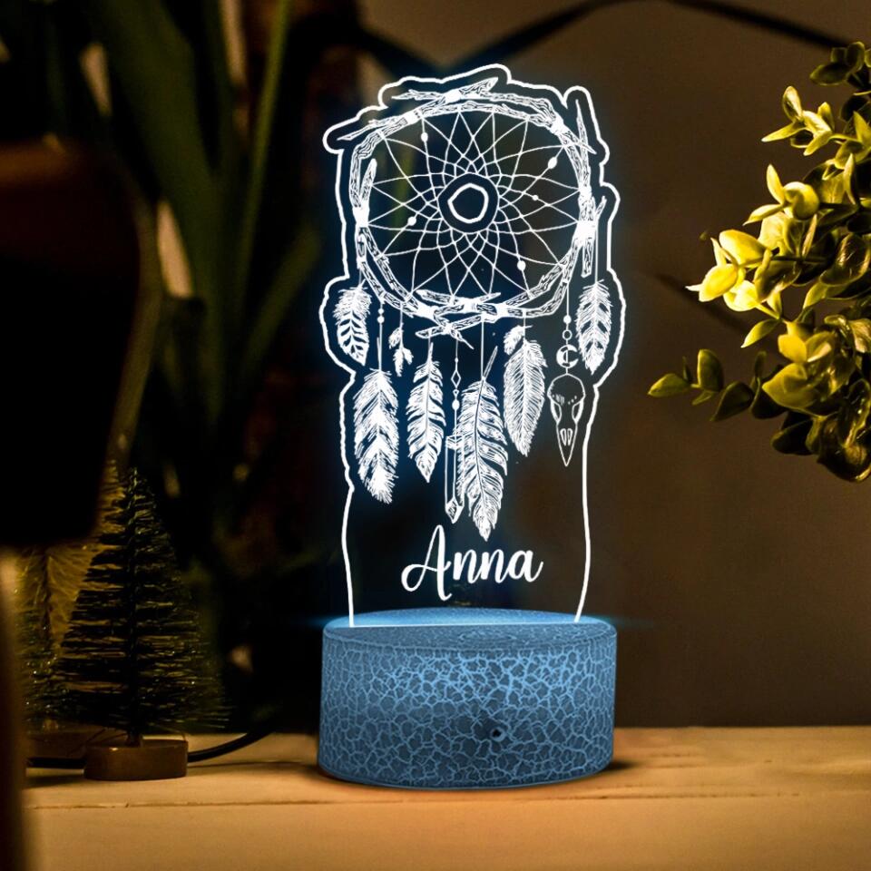 Dreamcatcher 3D Color Change Personalized LED Light