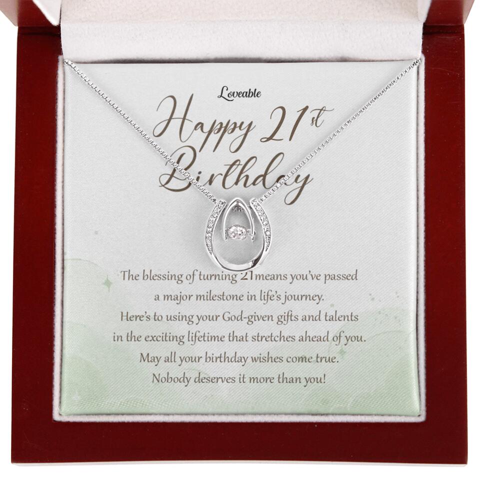 Nobody Deserves It More Than You Personalized Birthday Necklace Gift For Daughter