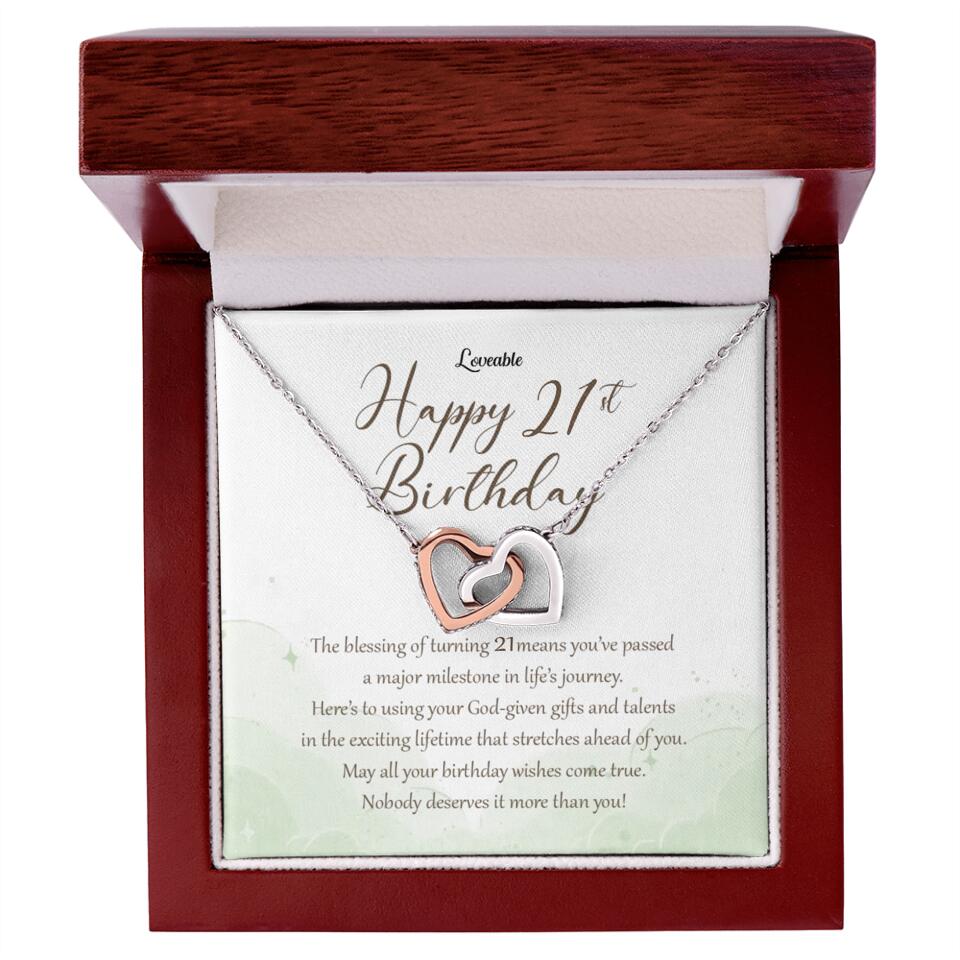 Nobody Deserves It More Than You Personalized Birthday Necklace Gift For Daughter
