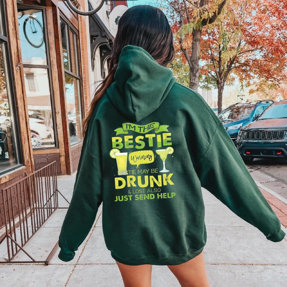 I'm The Bestie Personalized Friendship Hoodie