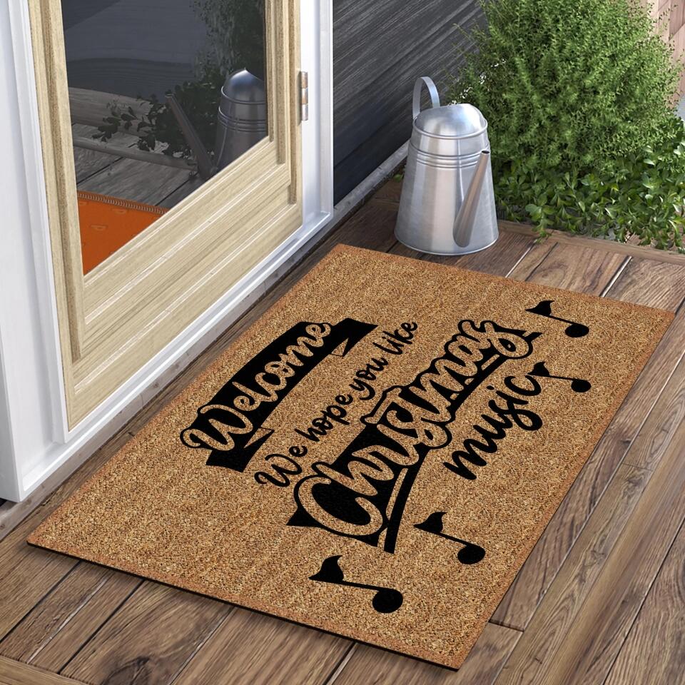Merry Christmas - Personalized 8 Styles Door Mat