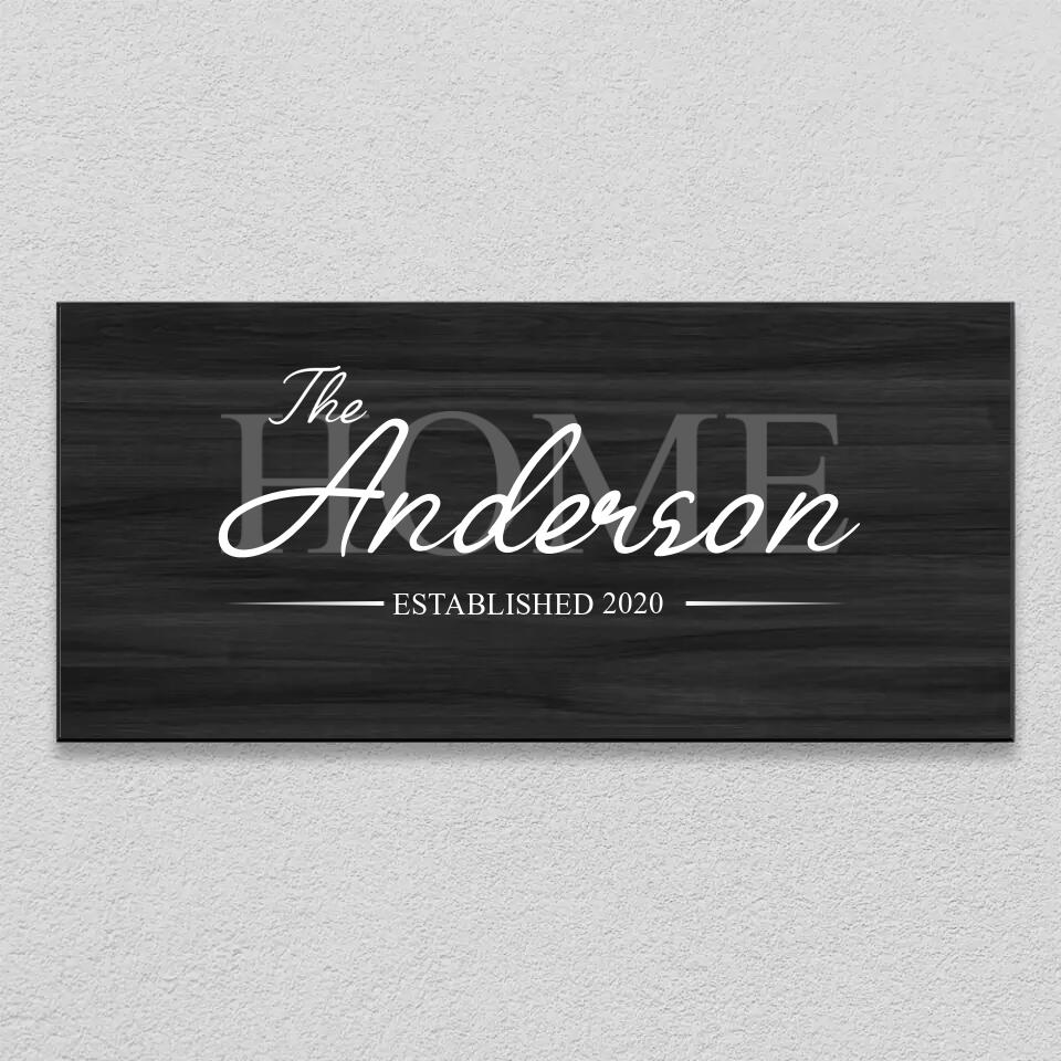 Custom Family Name And Year - Best Housewarming Presents - Custom Key Holder - Anniversary Gifts