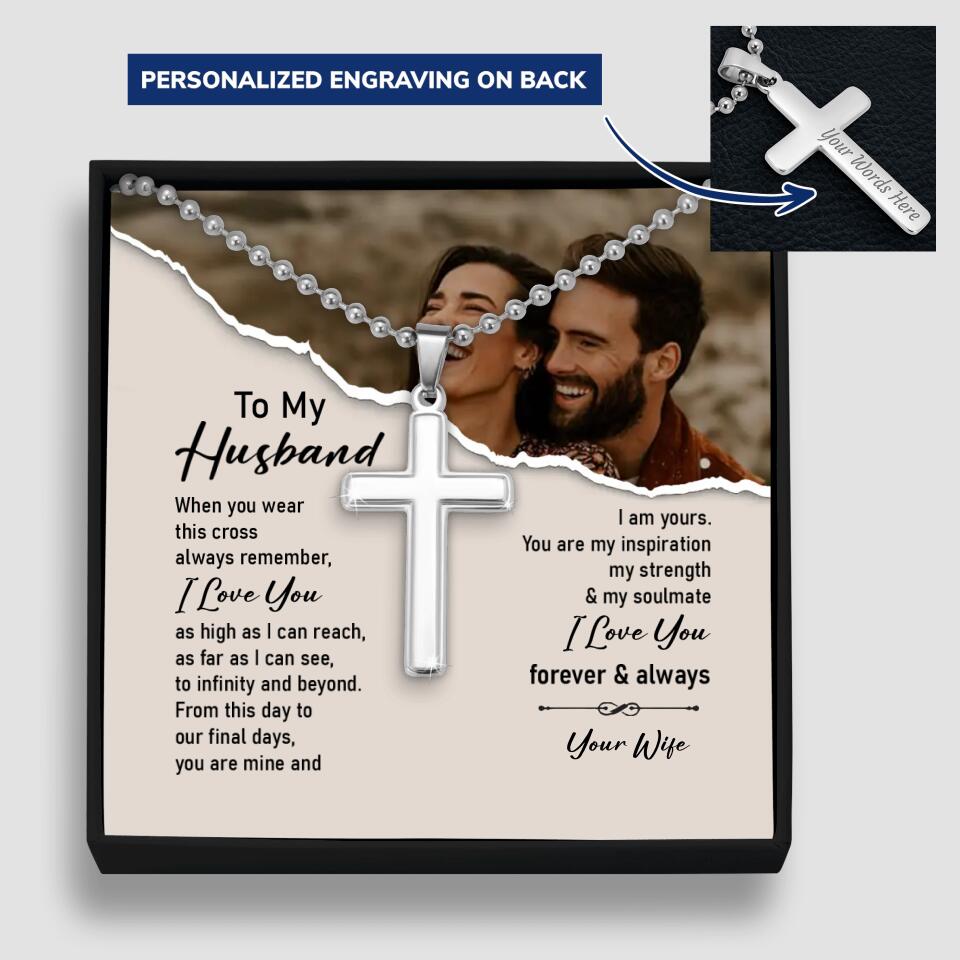 To My Husband, I Love You Forever And Always - Personalized Watch - Anniversary Birthday Gift for Him