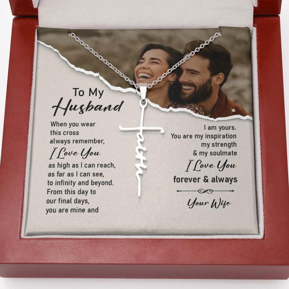 To My Husband, I Love You Forever And Always - Personalized Watch - Anniversary Birthday Gift for Him