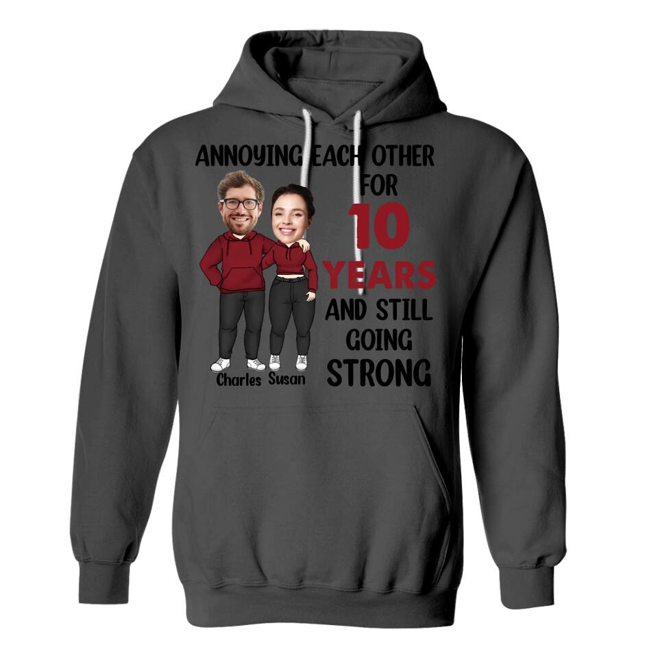 Personalized Valentine Gifts - Annoying Each Other and Still Go Strong - Personalized Hoodie