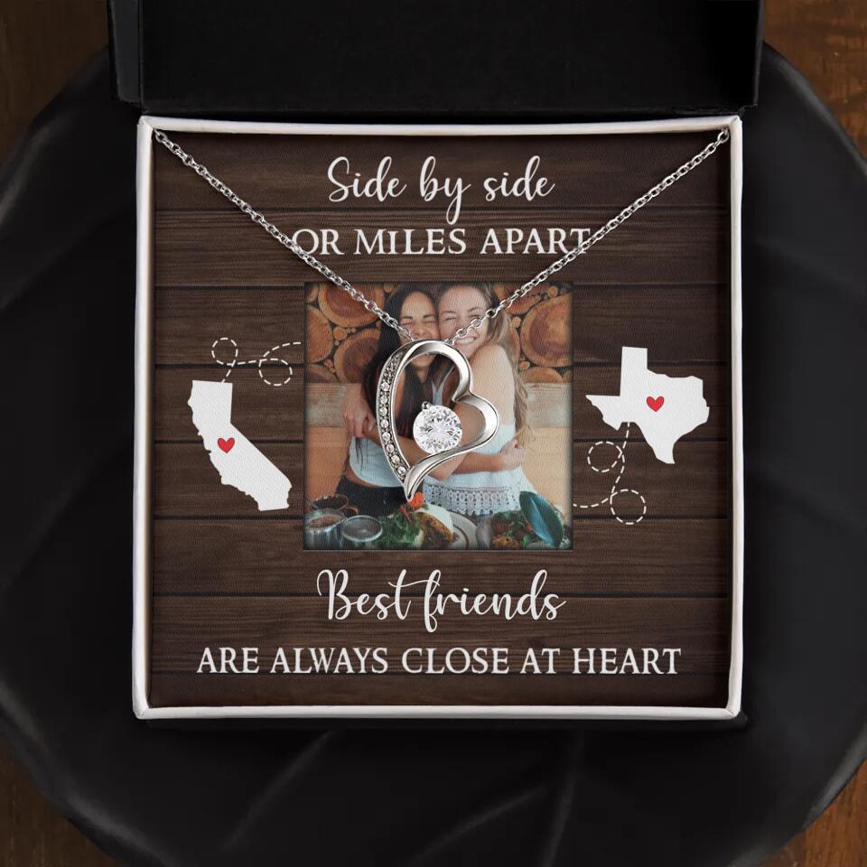 Best Friends Are Always Close At Heart Personalized Necklace