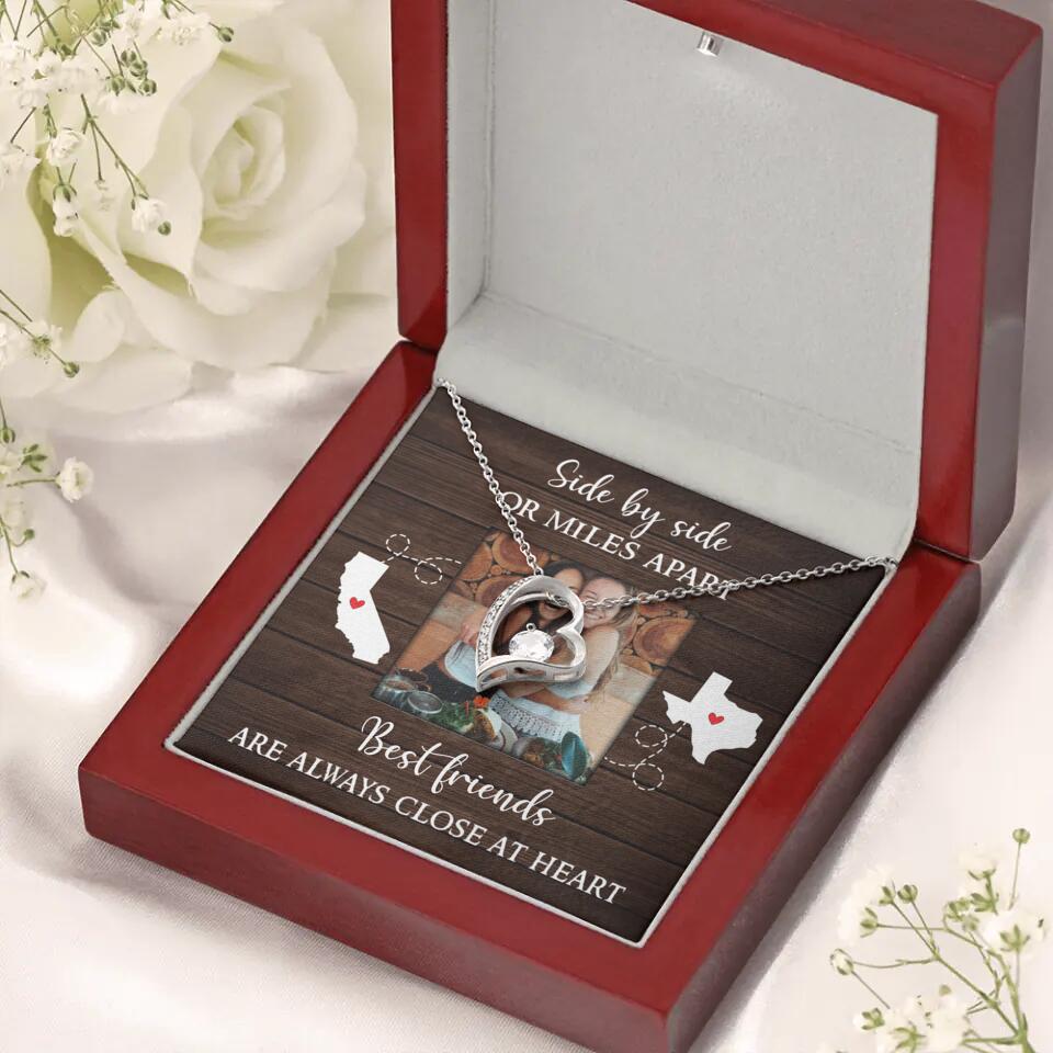 Best Friends Are Always Close At Heart Personalized Necklace