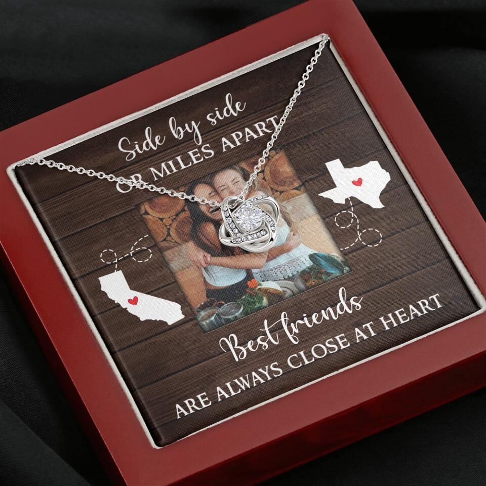Best Friends Are Always Close At Heart Personalized Necklace