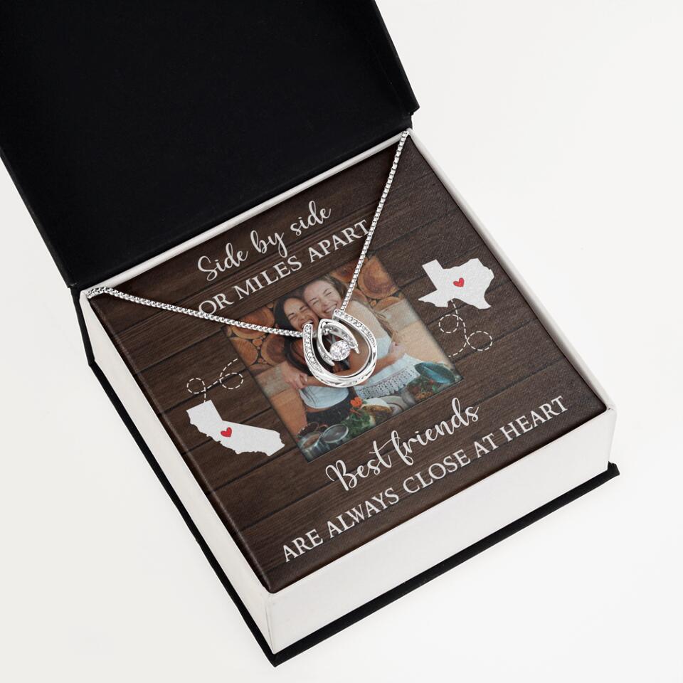 Best Friends Are Always Close At Heart Personalized Necklace
