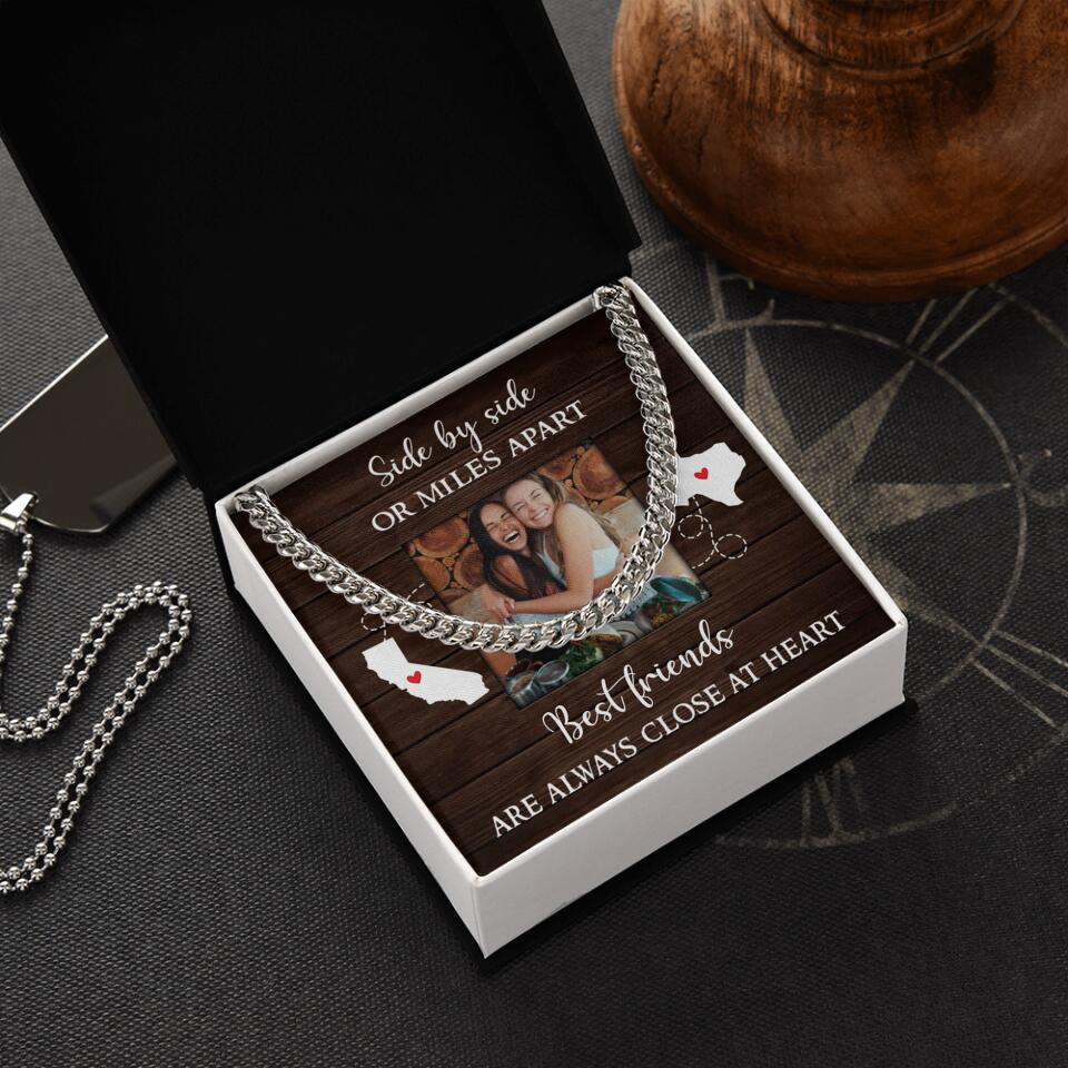 Best Friends Are Always Close At Heart Personalized Necklace