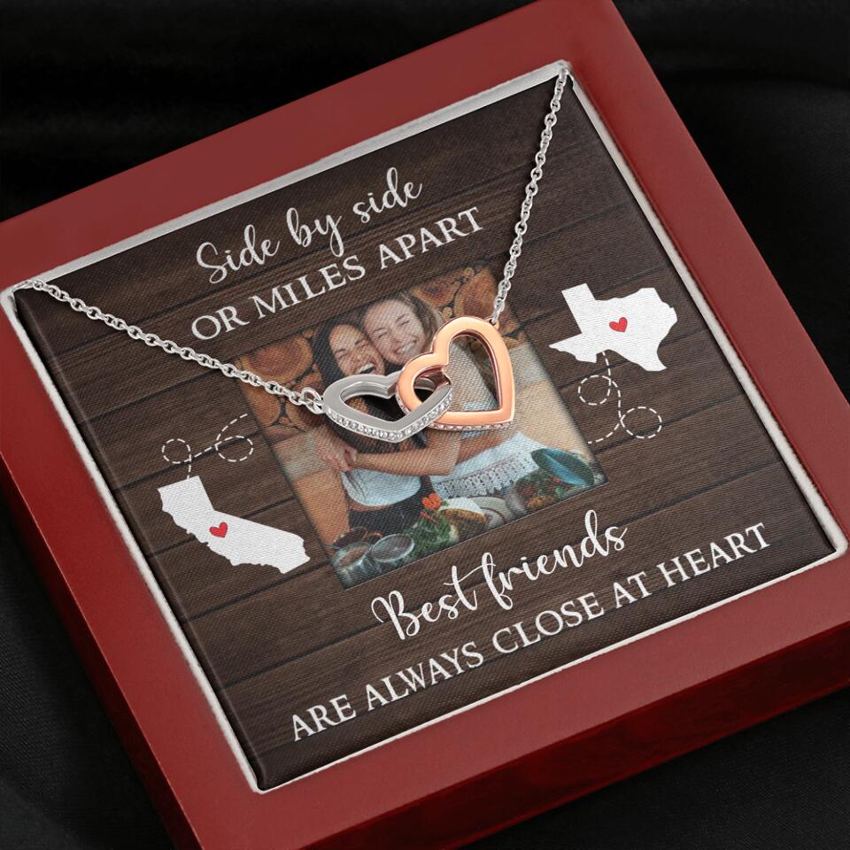 Best Friends Are Always Close At Heart Personalized Necklace