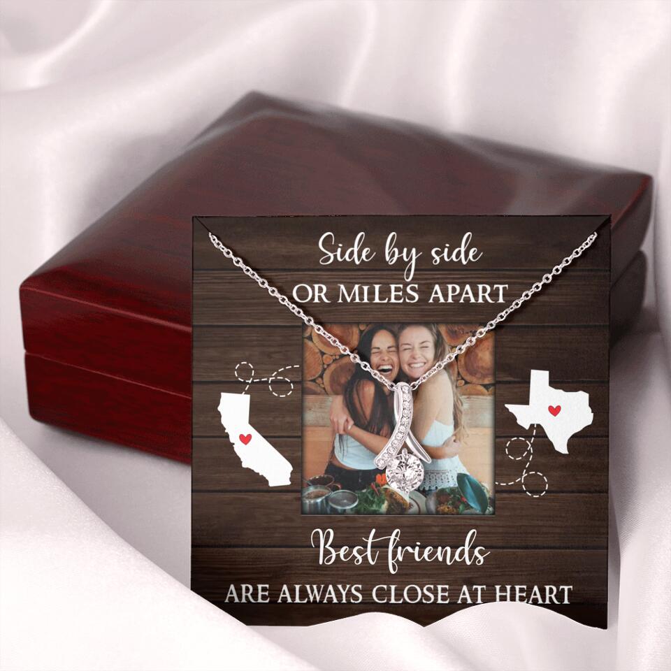 Best Friends Are Always Close At Heart Personalized Necklace
