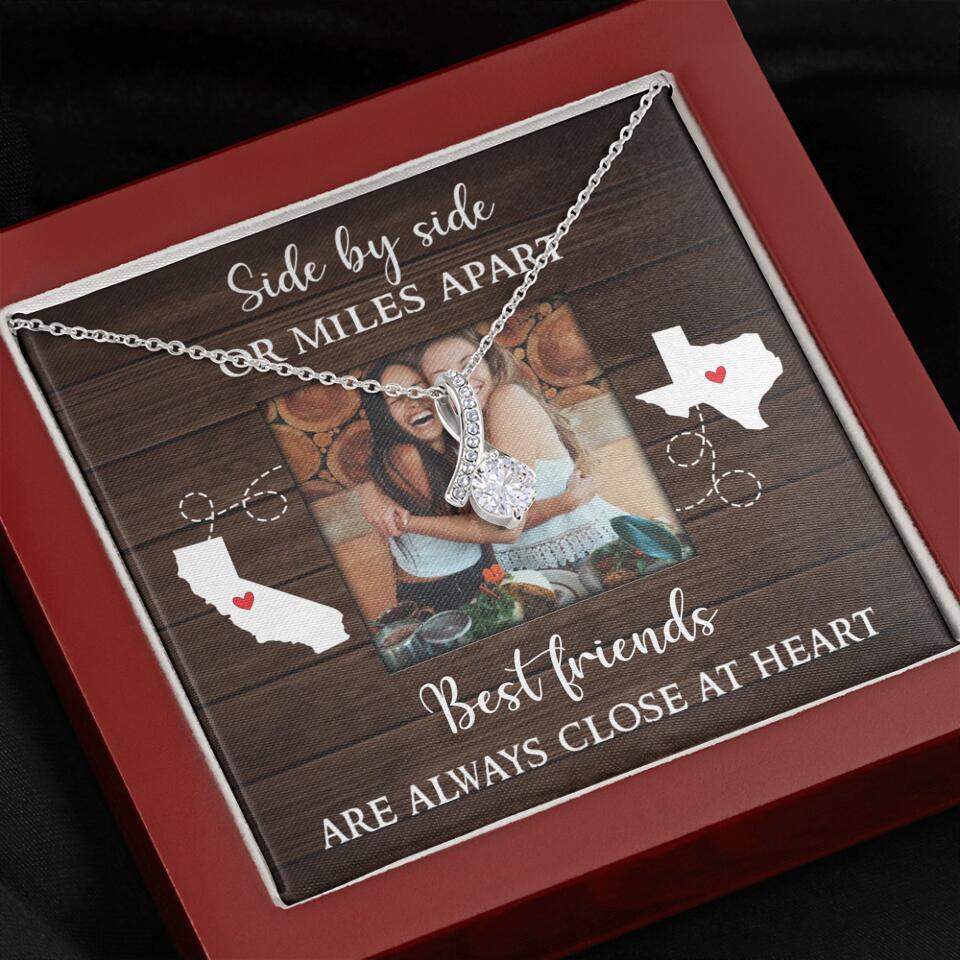 Best Friends Are Always Close At Heart Personalized Necklace