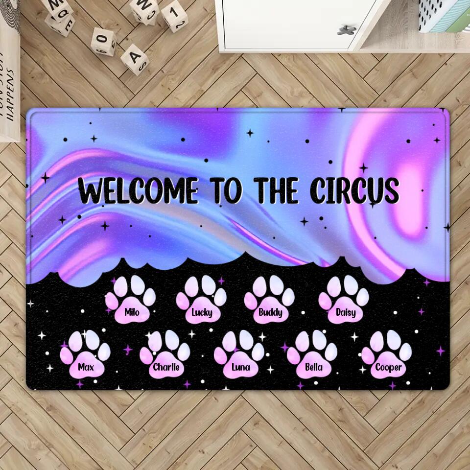 No Need To Knock We Know You Are Here Personalized Doormat Gift For Family Dog Lovers