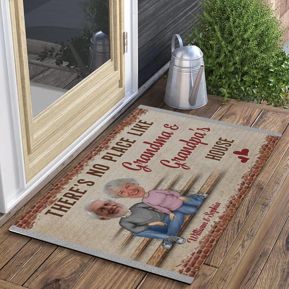 Personalized Valentine Gifts - Custom Quotes And Photo Grandpa & Grandma Doormat