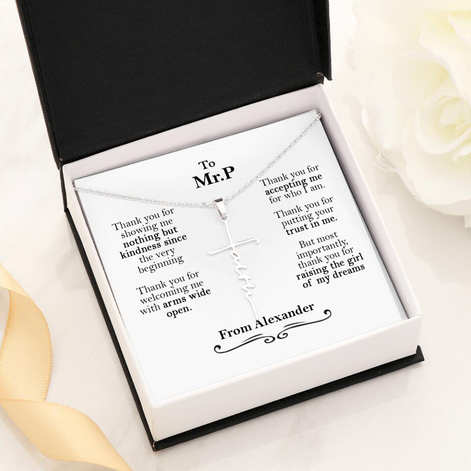 Thank You For Showing Me Nothing - Personalized Necklace - Gift for Man