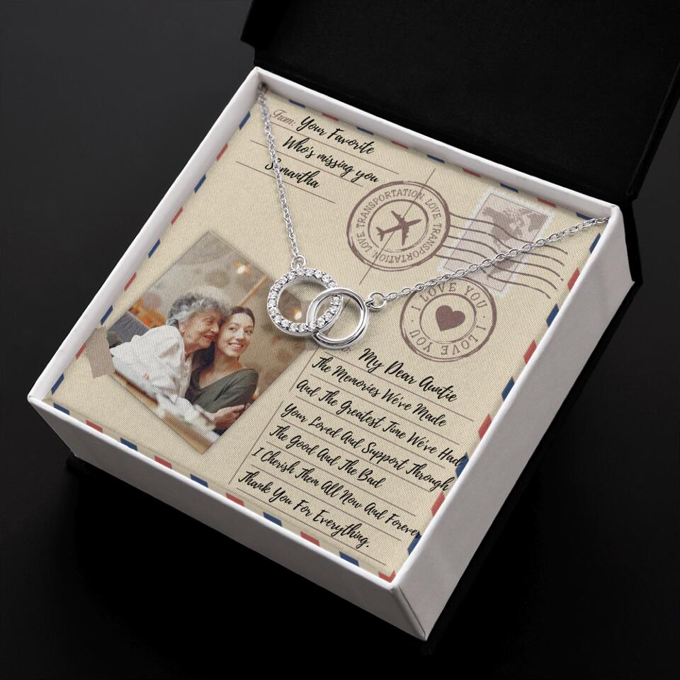 The Letter The Memories We've Made Custom Necklace Gifts For Mom Grandma Aunt