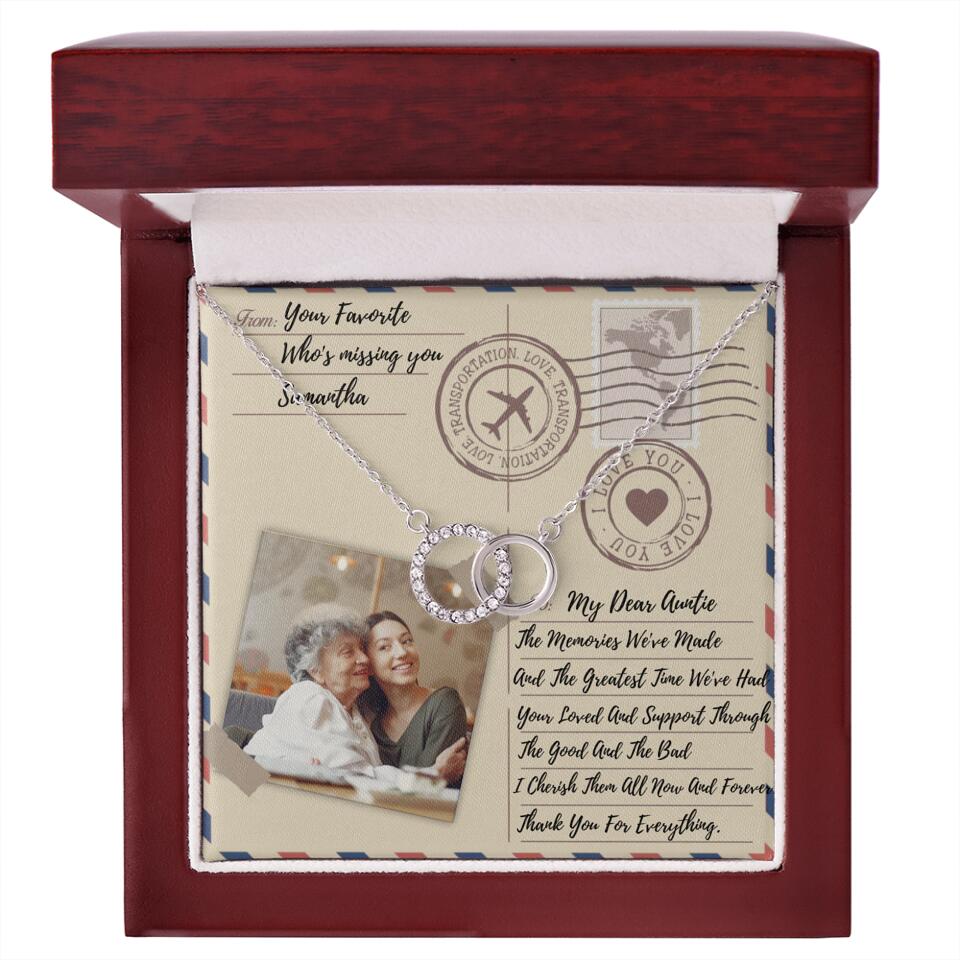 The Letter The Memories We've Made Custom Necklace Gifts For Mom Grandma Aunt