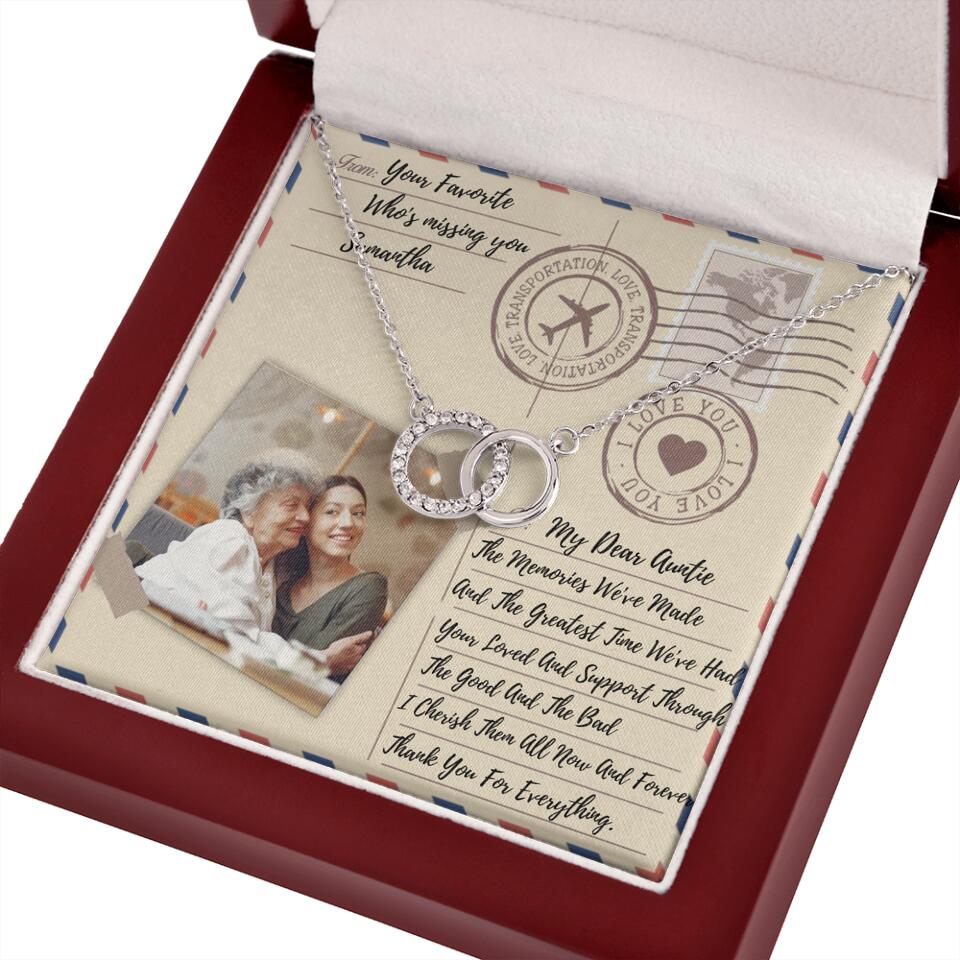 The Letter The Memories We've Made Custom Necklace Gifts For Mom Grandma Aunt